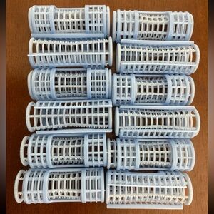 12 hair rollers - Blue